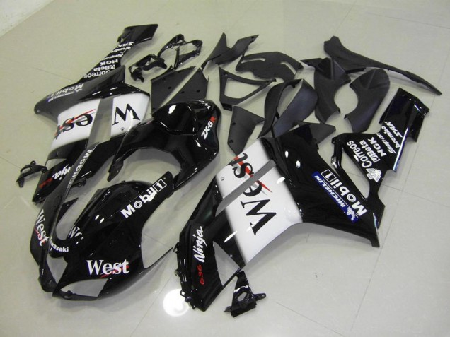 2007-2008 West Kawasaki ZX6R Bike Fairings for Sale 2007-2008 West Kawasaki ZX6R Bike Fairings for Sale