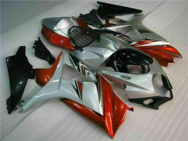 2007-2008 Brown Silver Suzuki GSXR 1000 K7 Motorbike Fairings for Sale