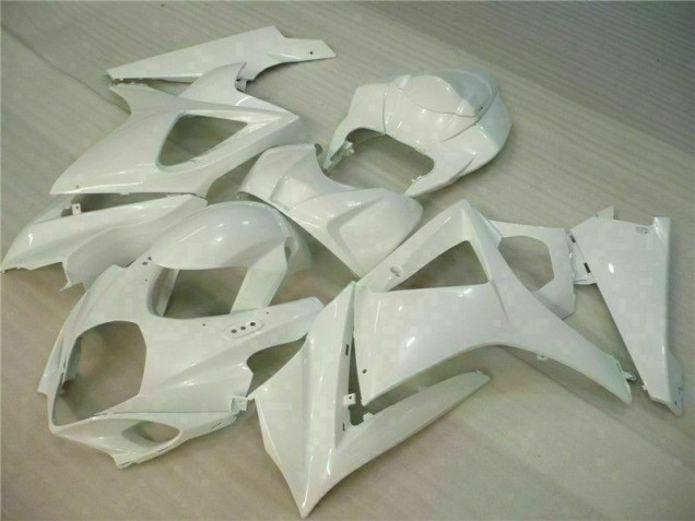 2007-2008 White Suzuki GSXR 1000 K7 Motorcycle Fairing for Sale 2007-2008 White Suzuki GSXR 1000 K7 Motorcycle Fairing for Sale