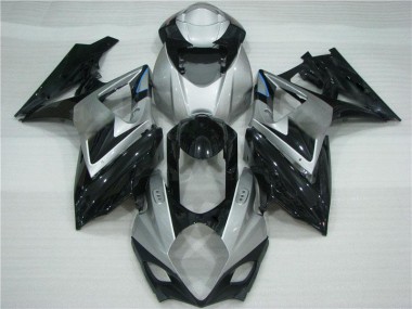 2007-2008 Grey Black Suzuki GSXR 1000 K7 Motorcycle Fairing Kit for Sale