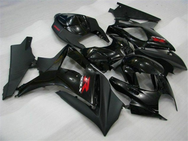 2007-2008 Black Suzuki GSXR 1000 K7 Motorcycle Fairing Kits for Sale