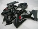 2007-2008 Black Suzuki GSXR 1000 K7 Motorcycle Fairing Kits for Sale