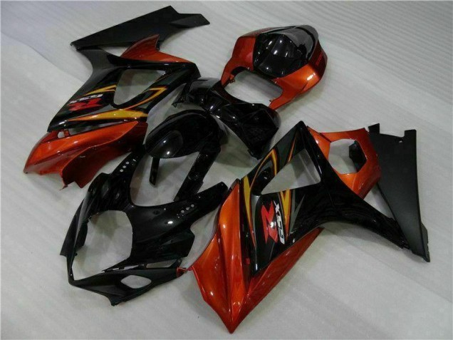 2007-2008 Black Suzuki GSXR 1000 K7 Motorcycle Fairing Kit for Sale 2007-2008 Black Suzuki GSXR 1000 K7 Motorcycle Fairing Kit for Sale