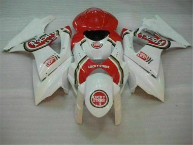 2007-2008 Red White Suzuki GSXR 1000 K7 Motor Bike Fairings for Sale