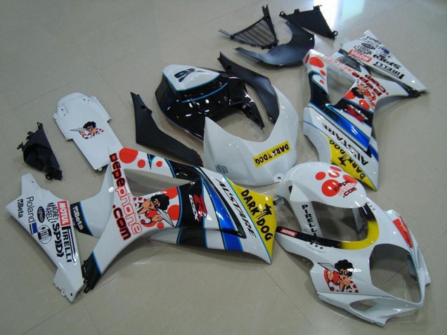 2007-2008 Pepe Phone Suzuki GSXR 1000 K7 Motorcycle Fairings for Sale 2007-2008 Pepe Phone Suzuki GSXR 1000 K7 Motorcycle Fairings for Sale