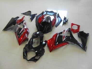 2007-2008 Red Black No Sticker Suzuki GSXR 1000 K7 Motorbike Fairings for Sale