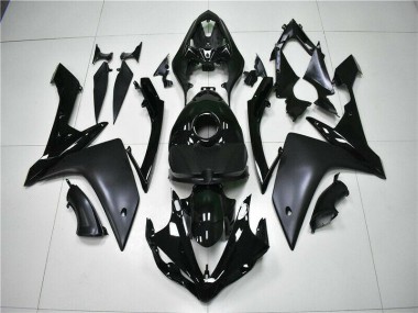 2007-2008 Glossy Matte Black Yamaha YZF R1 Motorcycle Bodywork for Sale