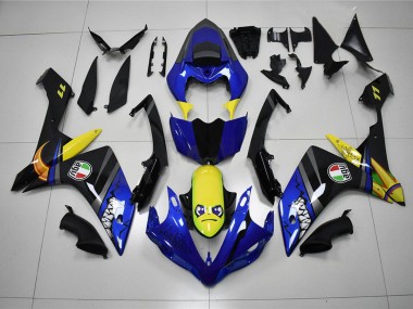 2007-2008 Blue Shark Yamaha YZF R1 Motorcycle Fairing Kit for Sale