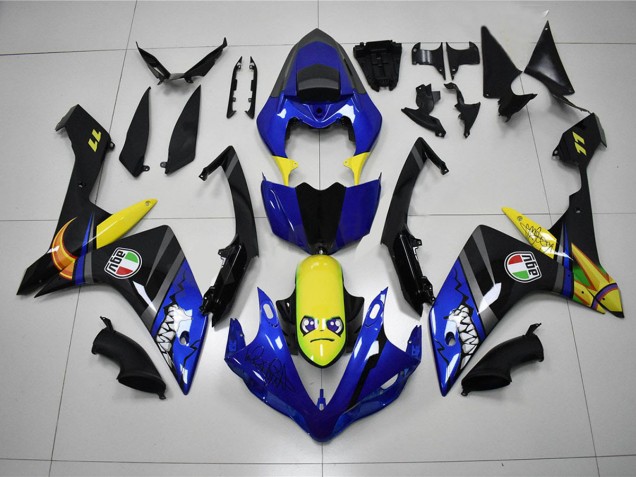2007-2008 Blue Shark Yamaha YZF R1 Motorcycle Fairing Kit for Sale 2007-2008 Blue Shark Yamaha YZF R1 Motorcycle Fairing Kit for Sale