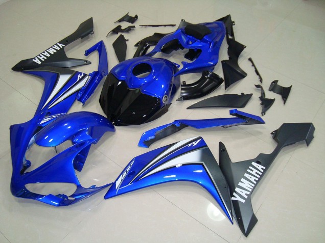 2007-2008 Blue White Yamaha YZF R1 Motorbike Fairings for Sale 2007-2008 Blue White Yamaha YZF R1 Motorbike Fairings for Sale