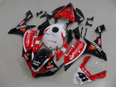 2007-2008 Red Black Stickers Yamaha YZF R1 Motorcycle Bodywork for Sale
