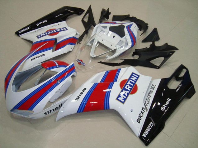 2007-2014 Martini Ducati 848 1098 1198 Motorcycle Fairing Kits for Sale