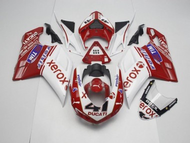 2007-2014 OEM Style Xerox with 41 Ducati 848 1098 1198 Motorcyle Fairings for Sale