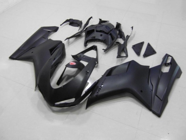 2007-2014 Matte Black Black Sticker Ducati 848 1098 1198 Motorcycle Fairing for Sale 2007-2014 Matte Black Black Sticker Ducati 848 1098 1198 Motorcycle Fairing for Sale