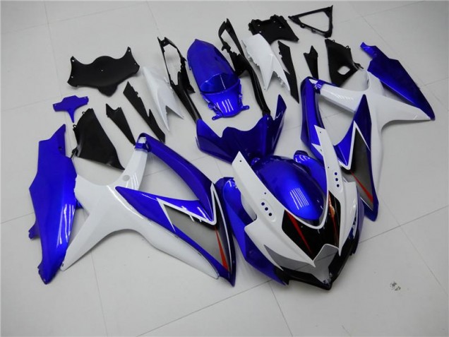 2008-2010 White Blue Suzuki GSXR 600/750 Motorbike Fairings for Sale 2008-2010 White Blue Suzuki GSXR 600/750 Motorbike Fairings for Sale