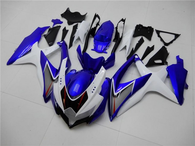 2008-2010 White Blue Suzuki GSXR 600/750 Motorbike Fairings for Sale 2008-2010 White Blue Suzuki GSXR 600/750 Motorbike Fairings for Sale