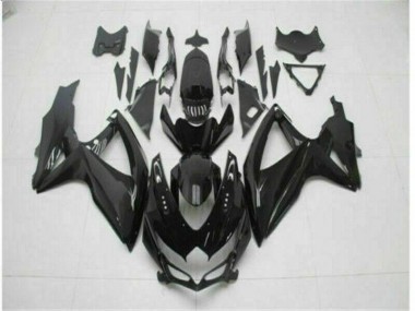 2008-2010 Black Suzuki GSXR 600/750 Motorcycle Fairing for Sale