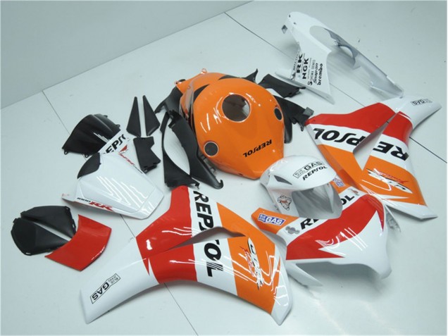 2008-2011 Orange White Red Repsol Honda CBR1000RR Motorcycle Fairing Kits for Sale 2008-2011 Orange White Red Repsol Honda CBR1000RR Motorcycle Fairing Kits for Sale