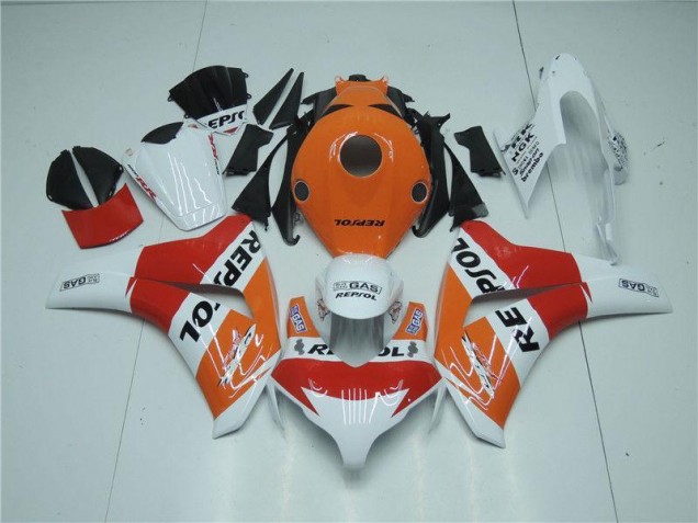 2008-2011 Orange White Red Repsol Honda CBR1000RR Motorcycle Fairing Kits for Sale 2008-2011 Orange White Red Repsol Honda CBR1000RR Motorcycle Fairing Kits for Sale