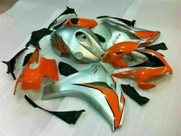 2008-2011 Silver Orange Honda CBR1000RR Bike Fairings for Sale 2008-2011 Silver Orange Honda CBR1000RR Bike Fairings for Sale