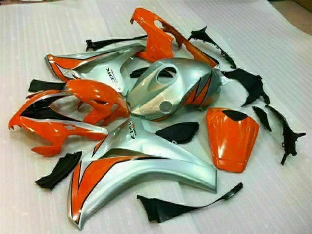 2008-2011 Silver Orange Honda CBR1000RR Bike Fairings for Sale 2008-2011 Silver Orange Honda CBR1000RR Bike Fairings for Sale