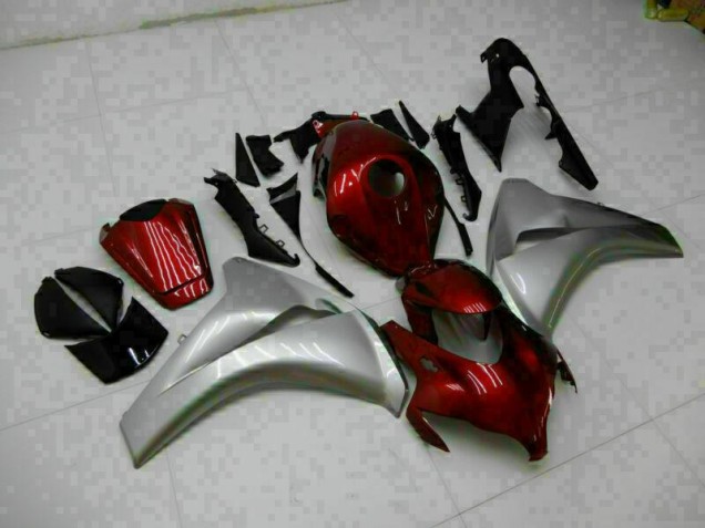 2008-2011 Red Silver Honda CBR1000RR Replacement Motorcycle Fairings for Sale 2008-2011 Red Silver Honda CBR1000RR Replacement Motorcycle Fairings for Sale