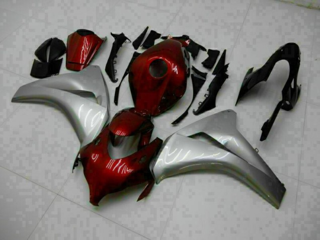 2008-2011 Red Silver Honda CBR1000RR Replacement Motorcycle Fairings for Sale 2008-2011 Red Silver Honda CBR1000RR Replacement Motorcycle Fairings for Sale