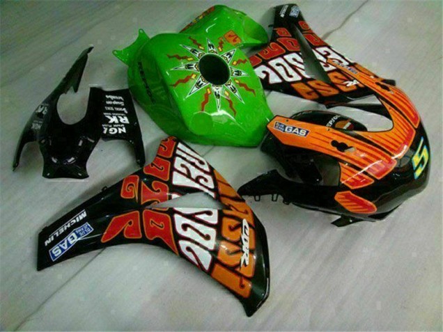2008-2011 Green Orange Honda CBR1000RR Motorcycle Fairings Kits for Sale 2008-2011 Green Orange Honda CBR1000RR Motorcycle Fairings Kits for Sale
