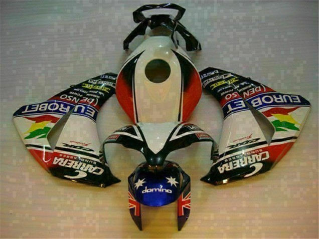 2008-2011 White Blue Honda CBR1000RR Motorcycle Fairing for Sale 2008-2011 White Blue Honda CBR1000RR Motorcycle Fairing for Sale