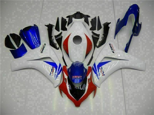 2008-2011 White Blue Honda CBR1000RR Motorcycle Fairing Kits for Sale 2008-2011 White Blue Honda CBR1000RR Motorcycle Fairing Kits for Sale