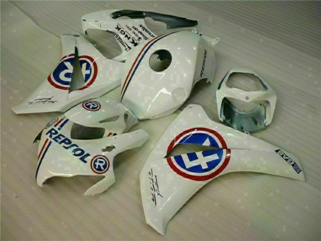 2008-2011 White Blue Repsol Honda CBR1000RR Bike Fairing for Sale 2008-2011 White Blue Repsol Honda CBR1000RR Bike Fairing for Sale