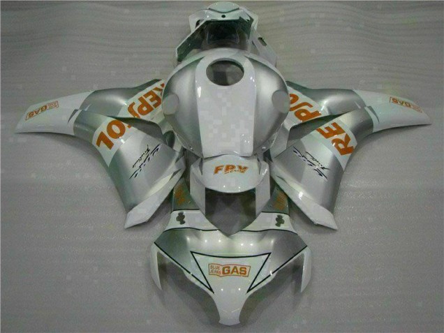 2008-2011 Silver Honda CBR1000RR Motorbike Fairing for Sale 2008-2011 Silver Honda CBR1000RR Motorbike Fairing for Sale