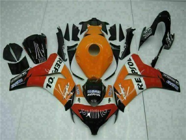 2008-2011 Orange Repsol Honda CBR1000RR Bike Fairing Kit for Sale
