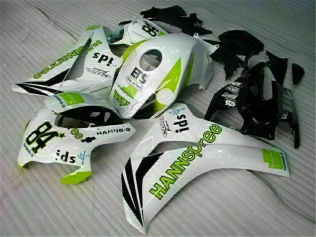 2008-2011 White Green Hannspree 84 Honda CBR1000RR Motorcycle Bodywork for Sale 2008-2011 White Green Hannspree 84 Honda CBR1000RR Motorcycle Bodywork for Sale