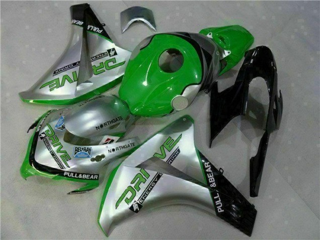 2008-2011 Green Silver Honda CBR1000RR Moto Fairings for Sale 2008-2011 Green Silver Honda CBR1000RR Moto Fairings for Sale