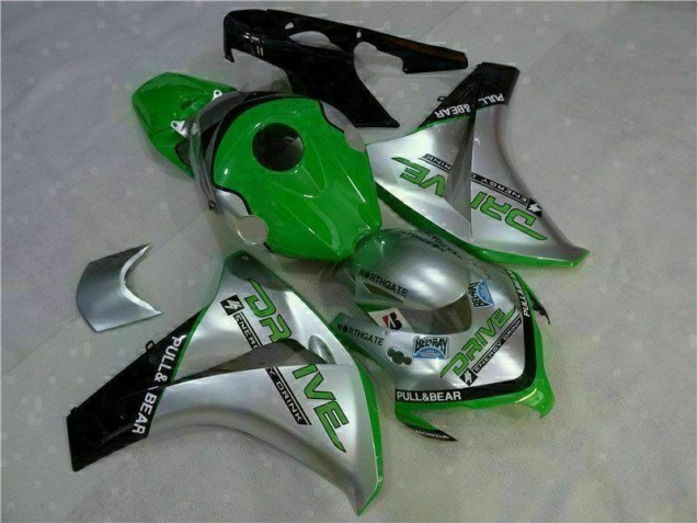 2008-2011 Green Silver Honda CBR1000RR Moto Fairings for Sale 2008-2011 Green Silver Honda CBR1000RR Moto Fairings for Sale