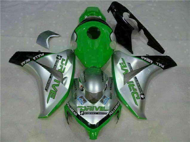 2008-2011 Green Silver Honda CBR1000RR Moto Fairings for Sale 2008-2011 Green Silver Honda CBR1000RR Moto Fairings for Sale