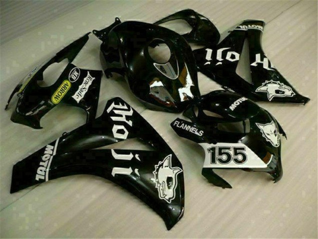 2008-2011 Black Honda CBR1000RR Motorcycle Replacement Fairings for Sale 2008-2011 Black Honda CBR1000RR Motorcycle Replacement Fairings for Sale