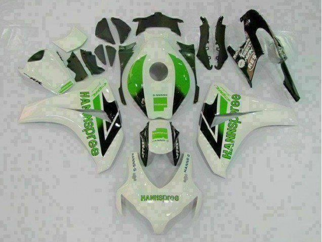 2008-2011 Green White Honda CBR1000RR Motorcycle Fairings Kit for Sale 2008-2011 Green White Honda CBR1000RR Motorcycle Fairings Kit for Sale