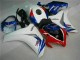 2008-2011 White Blue Honda CBR1000RR Bike Fairing & Plastics for Sale 2008-2011 White Blue Honda CBR1000RR Bike Fairing & Plastics for Sale