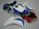 2008-2011 White Blue Honda CBR1000RR Motorcycle Fairings Kits for Sale 2008-2011 White Blue Honda CBR1000RR Motorcycle Fairings Kits for Sale