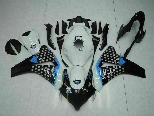 2008-2011 White Black Honda CBR1000RR Moto Fairings for Sale 2008-2011 White Black Honda CBR1000RR Moto Fairings for Sale
