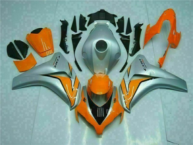 2008-2011 Orange Silver Honda CBR1000RR Motorcyle Fairings for Sale 2008-2011 Orange Silver Honda CBR1000RR Motorcyle Fairings for Sale