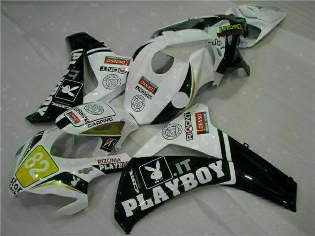 2008-2011 White Black Playboy Honda CBR1000RR Motorcylce Fairings & Bodywork for Sale 2008-2011 White Black Playboy Honda CBR1000RR Motorcylce Fairings & Bodywork for Sale