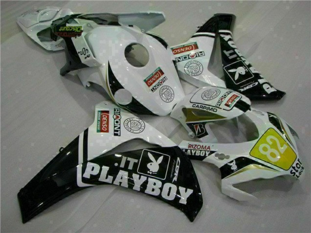2008-2011 White Black Playboy Honda CBR1000RR Motorcylce Fairings & Bodywork for Sale 2008-2011 White Black Playboy Honda CBR1000RR Motorcylce Fairings & Bodywork for Sale