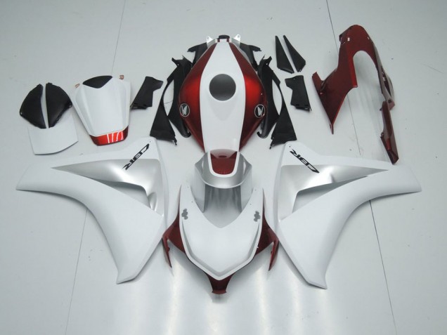 2008-2011 Candy Red White and Silver Honda CBR1000RR Motorcycle Fairing Kits for Sale 2008-2011 Candy Red White and Silver Honda CBR1000RR Motorcycle Fairing Kits for Sale