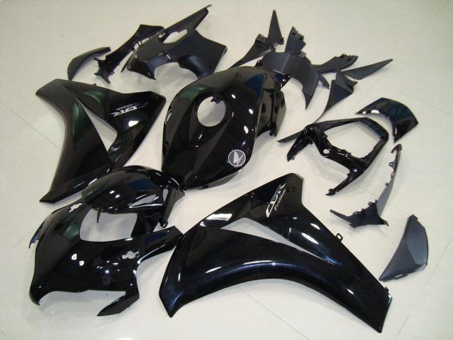 2008-2011 Glossy Black Chrome Decals Honda CBR1000RR Replacement Motorcycle Fairings for Sale 2008-2011 Glossy Black Chrome Decals Honda CBR1000RR Replacement Motorcycle Fairings for Sale