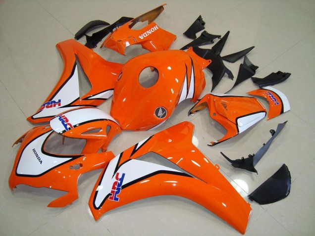 2008-2011 Sunset Orange HRC Honda CBR1000RR Motorcycle Fairings Kit for Sale 2008-2011 Sunset Orange HRC Honda CBR1000RR Motorcycle Fairings Kit for Sale