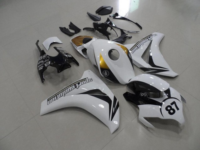 2008-2011 Black and White and Gold Honda CBR1000RR Bike Fairings for Sale 2008-2011 Black and White and Gold Honda CBR1000RR Bike Fairings for Sale