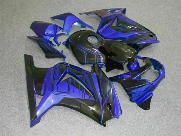 2008-2012 Black Blue Kawasaki EX250 Bike Fairing Kit for Sale 2008-2012 Black Blue Kawasaki EX250 Bike Fairing Kit for Sale